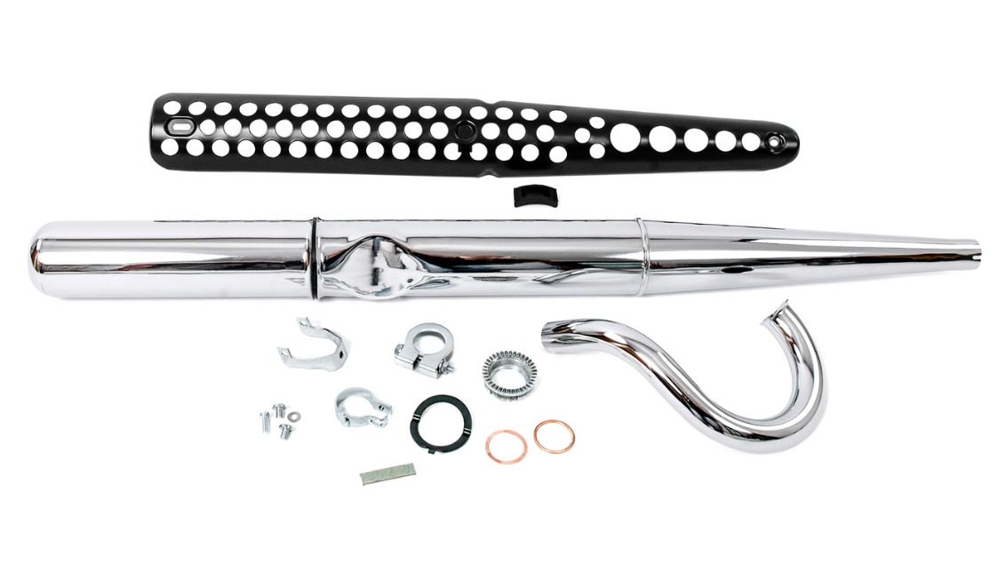 Packshot zestawu części motocyklowych – błysk i metal – Śląsk